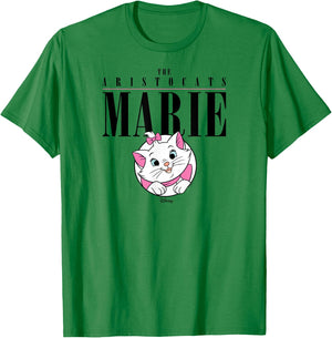 The Aristocats - Marie The Cat Collegiate Style T-Shirt - T-Shirt | Irish Green