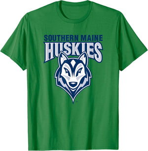 University of Southern Maine USM Huskies T-Shirt - T-Shirt | Irish Green