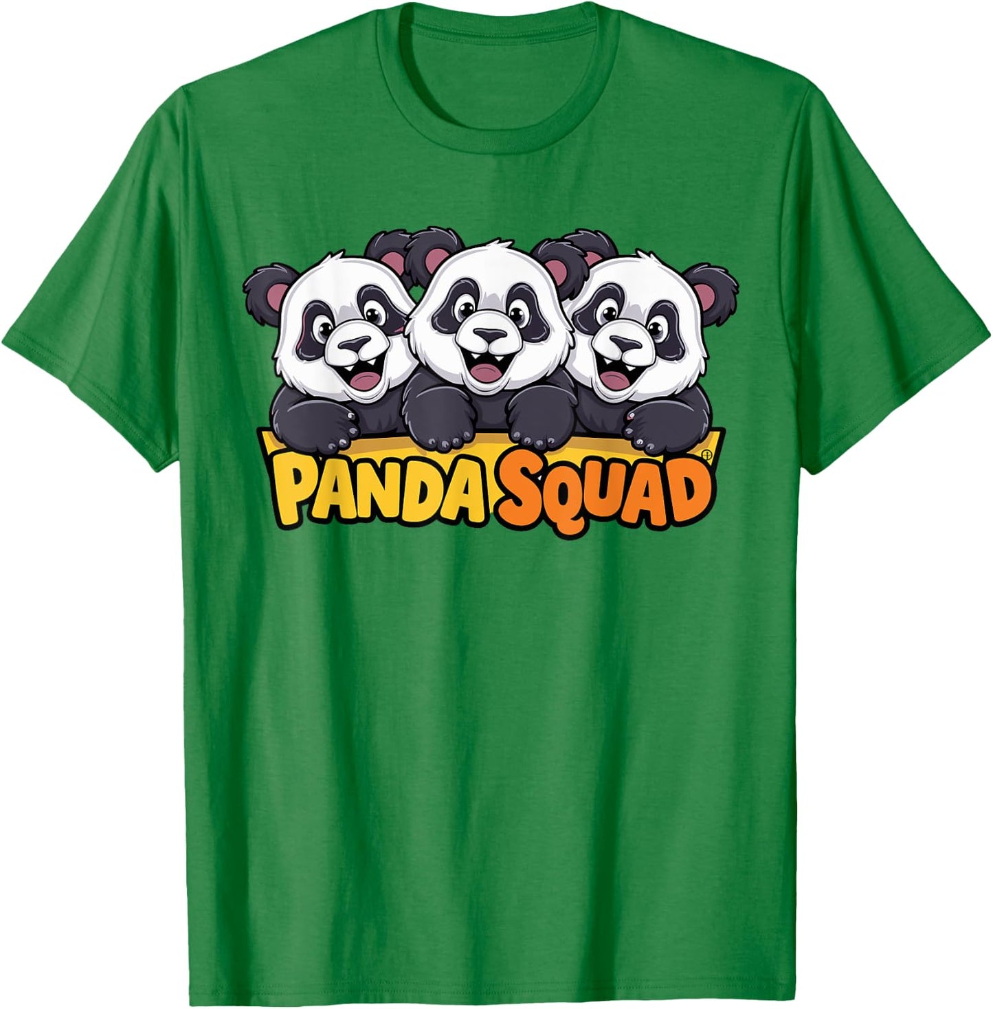 Panda Squad for Panda Lover Shirt | Cool Panda T-Shirt - T-Shirt | Irish Green