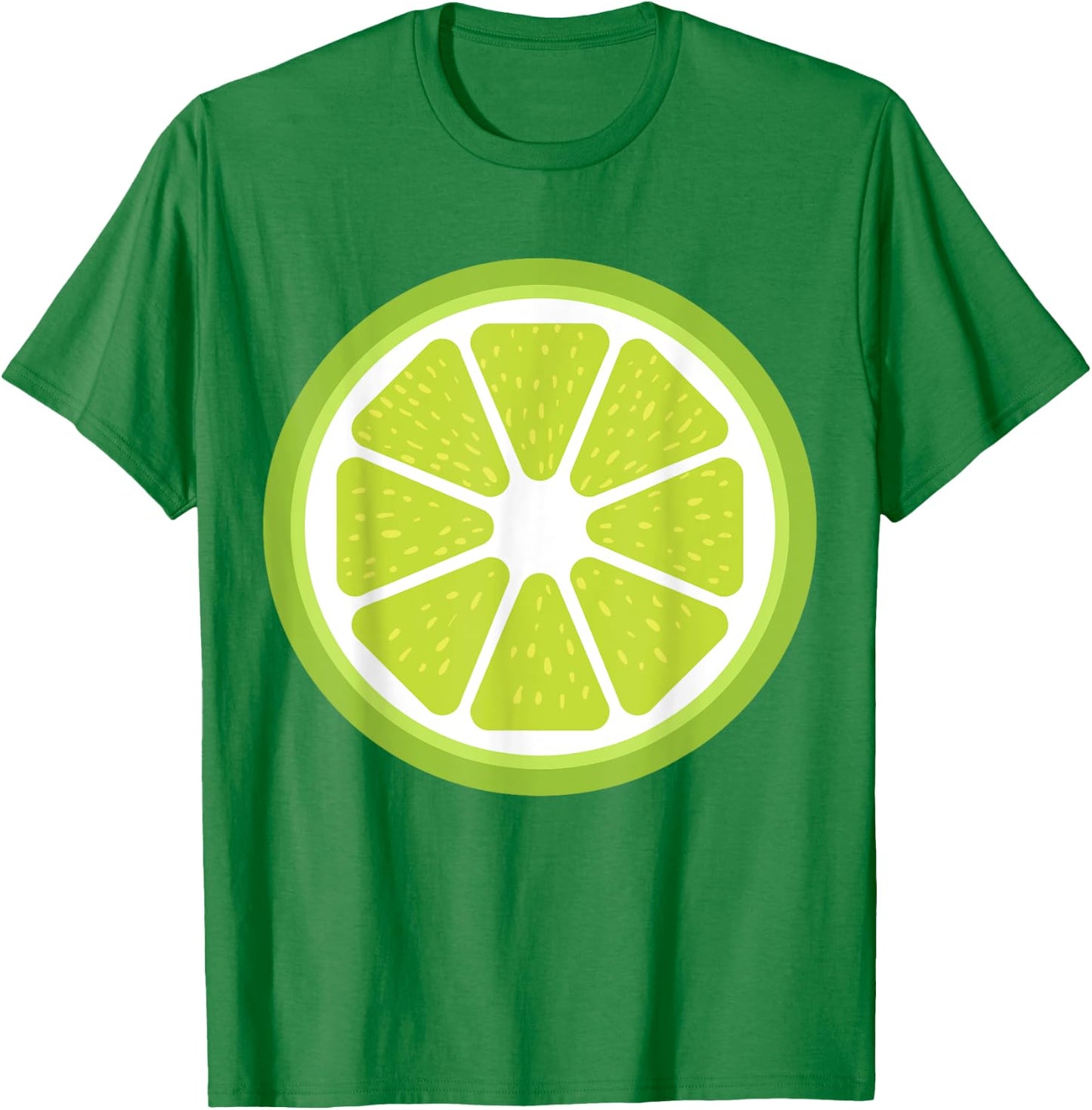 Big Lime Sliced Costume Cute Easy Fruit Halloween Gift T-Shirt - T-Shirt | Irish Green