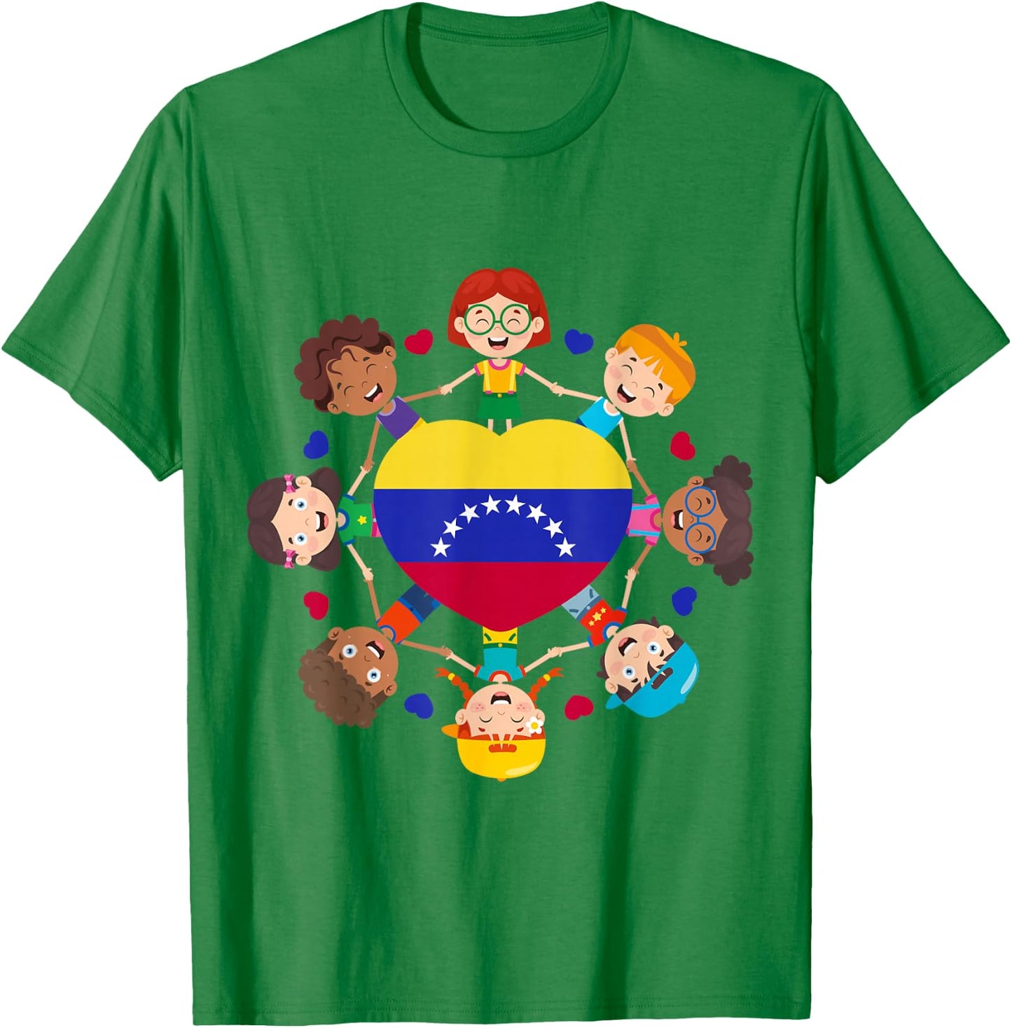 Venezuela Hispanic Heritage Toddler Venezuelan Girl Boy Kids T-Shirt - T-Shirt | Irish Green
