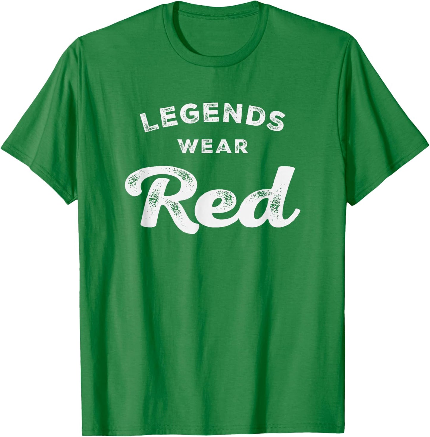 Legends Wear Red Team Spirit Game Gear Color War T-Shirt - T-Shirt | Irish Green