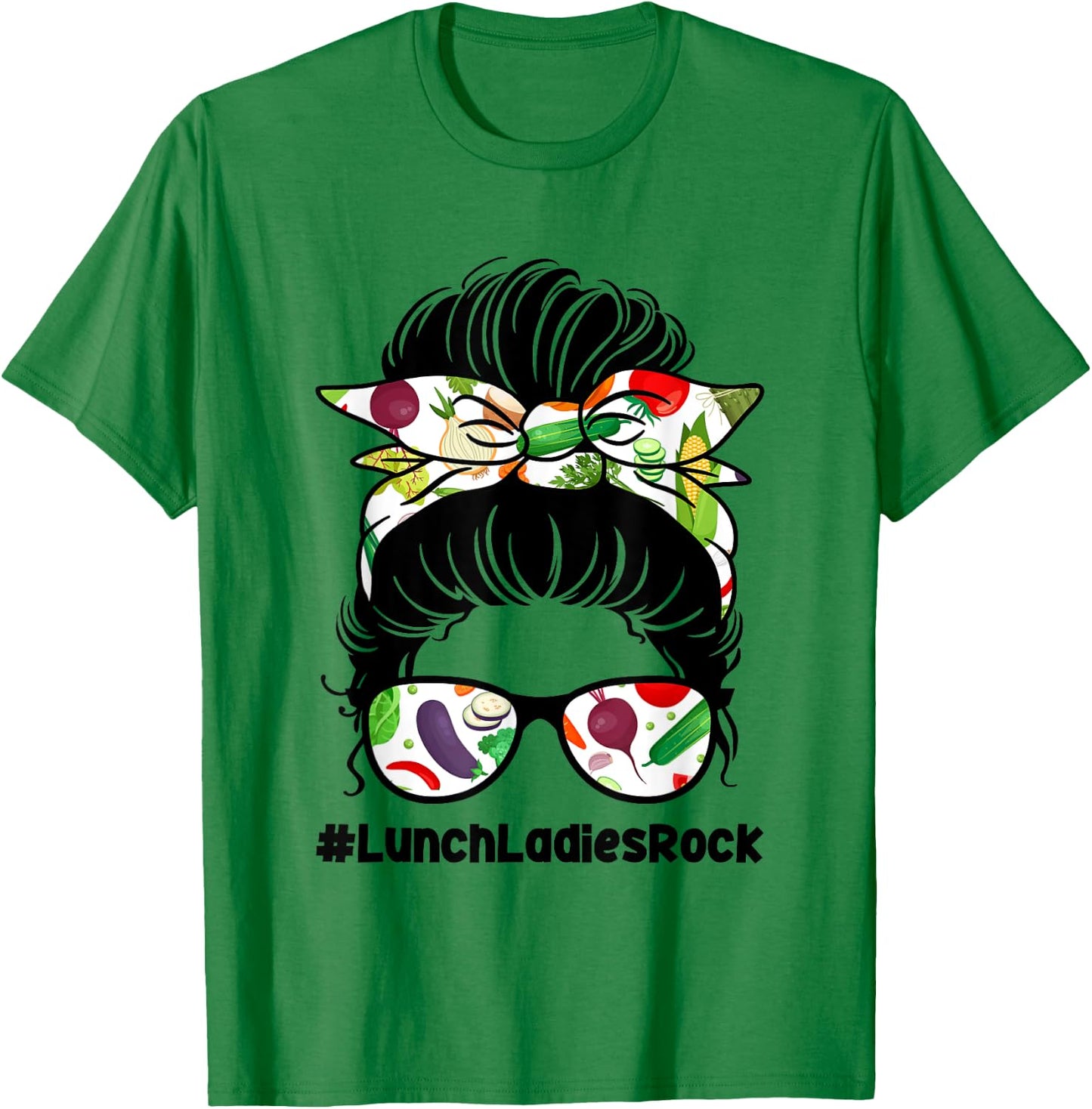 Lunch Ladies Rock Food Service School Cafeteria Worker T-Shirt - T-Shirt | Irish Green