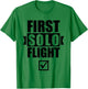 First Solo Flight T-Shirt - T-Shirt | Irish Green