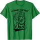I Caught The Best Dad Funny Baseball Father's Day T-Shirt - T-Shirt | Irish Green