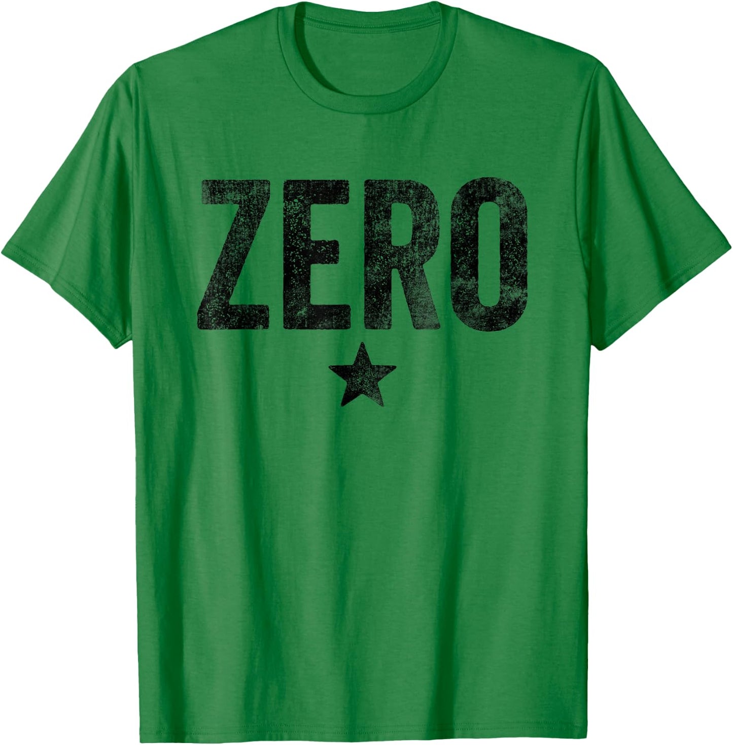 Vintage Grunge Alternative Zero Star 90s Rock Music T-Shirt - T-Shirt | Irish Green