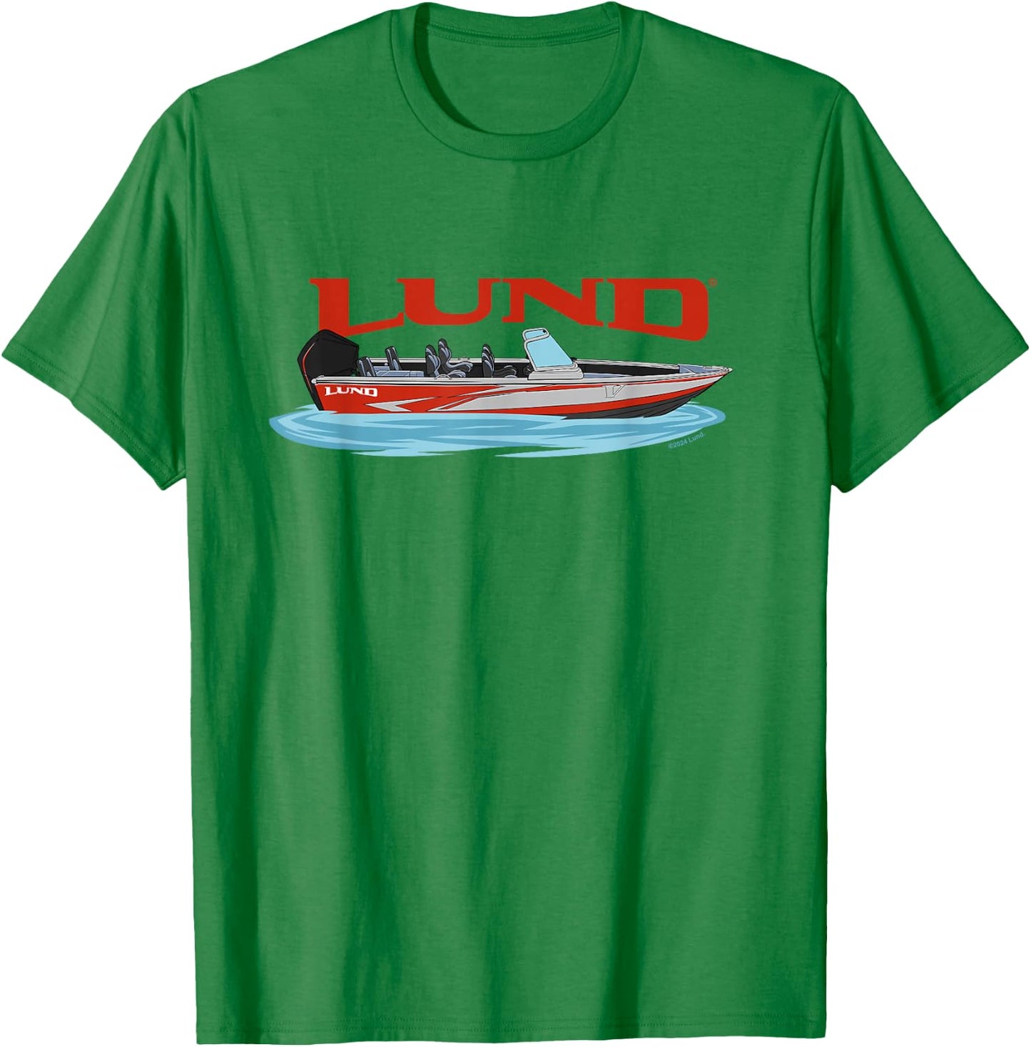 Lund Red Boat T-Shirt - T-Shirt | Irish Green