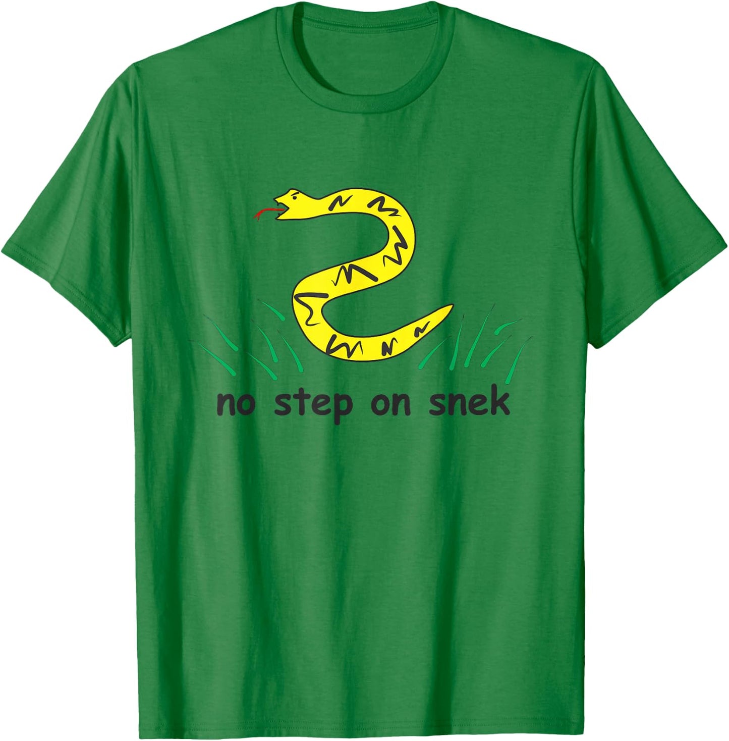 No Step on Snek | NickerStickers Don't Tread Snake T-Shirt - T-Shirt | Irish Green