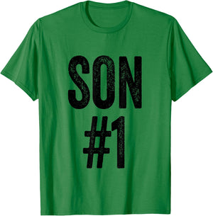 Number 1 Son T-Shirt - T-Shirt | Irish Green