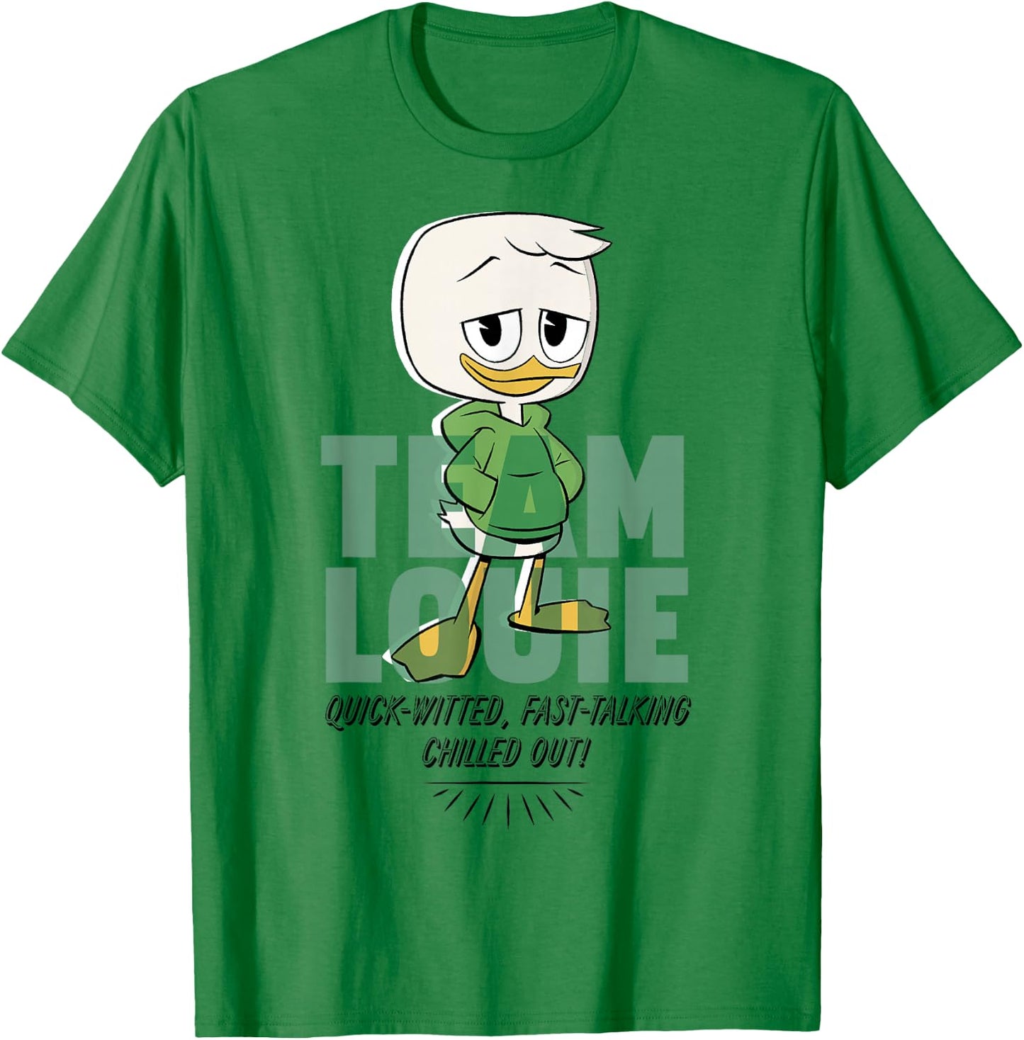 Disney DuckTales Team Louie Quick-Witted Fast-Talking T-Shirt - T-Shirt | Irish Green