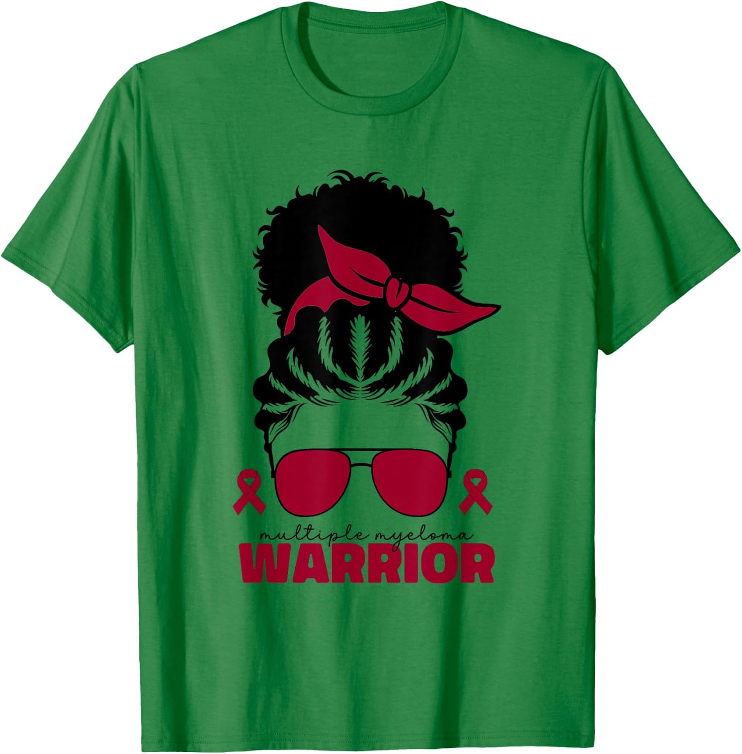 Multiple Myeloma Warrior Multiple Myeloma Cancer T-Shirt - T-Shirt | Irish Green