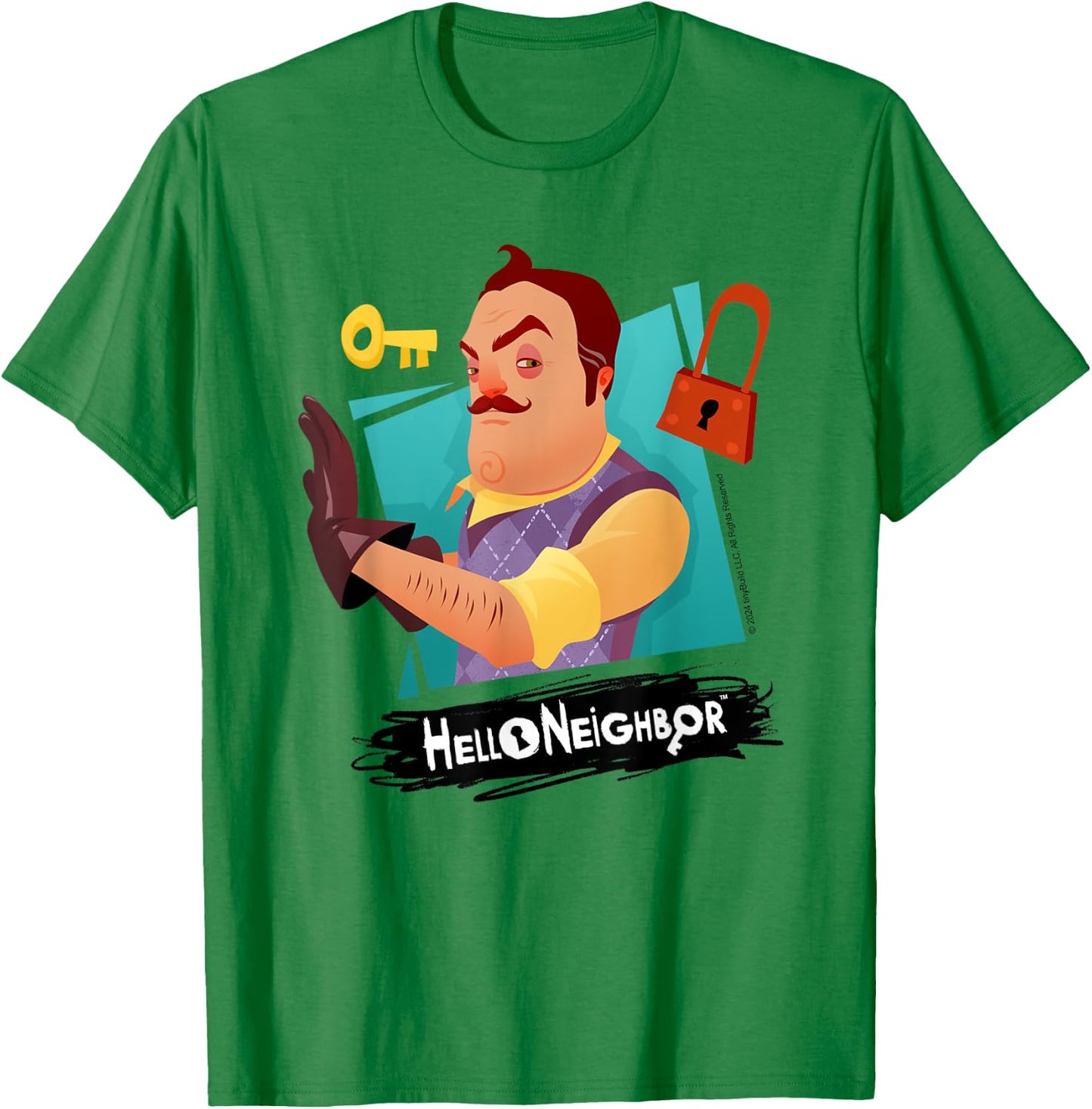 Hello Neighbor - Game Related Designs T-Shirt - T-Shirt | Irish Green