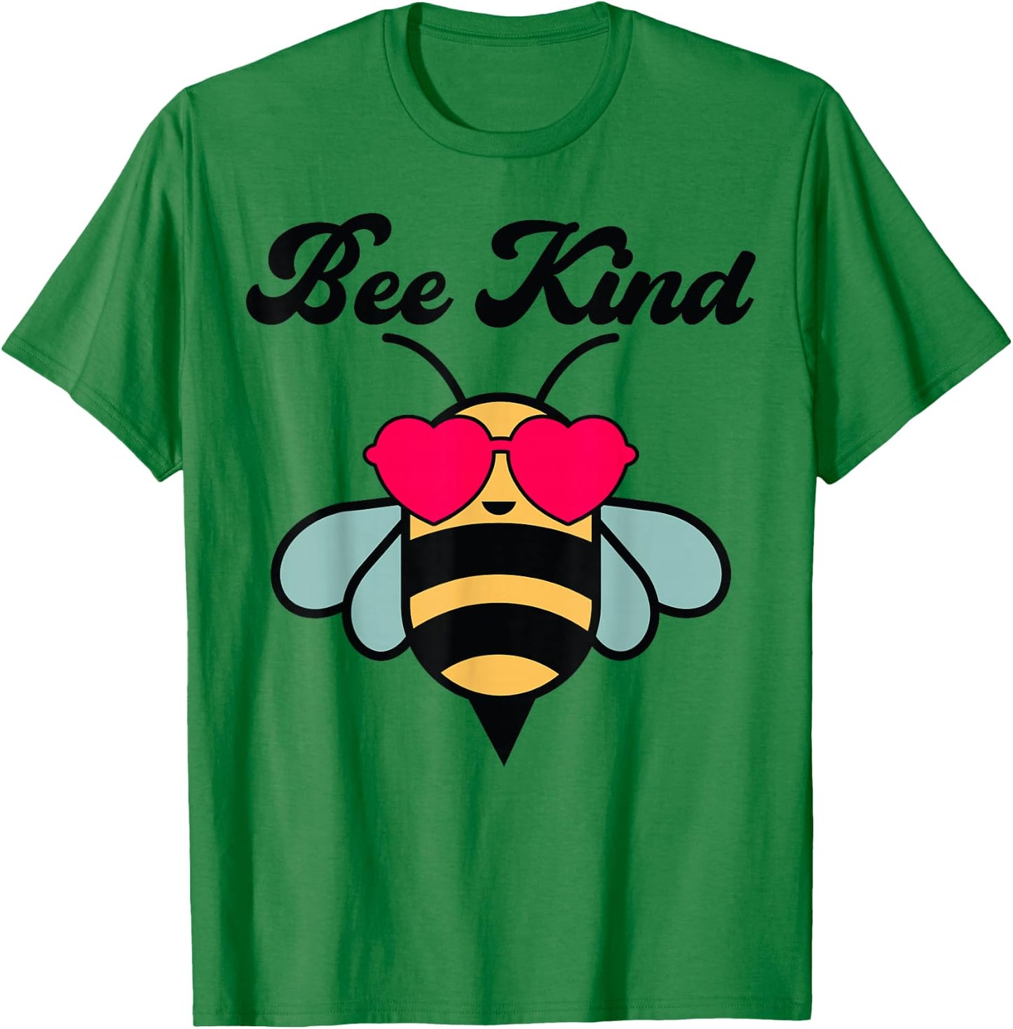 Bee-Shirt Girls Bumble Bee Kind Toddler Kids Cute BumbleBee T-Shirt - T-Shirt | Irish Green