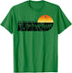 Retro Fort Myers Beach Florida Beach Sunset T-Shirt - T-Shirt | Irish Green