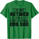 I'm Not Retired I'm A Professional Dog Dad gift Fathers day T-Shirt - T-Shirt | Irish Green