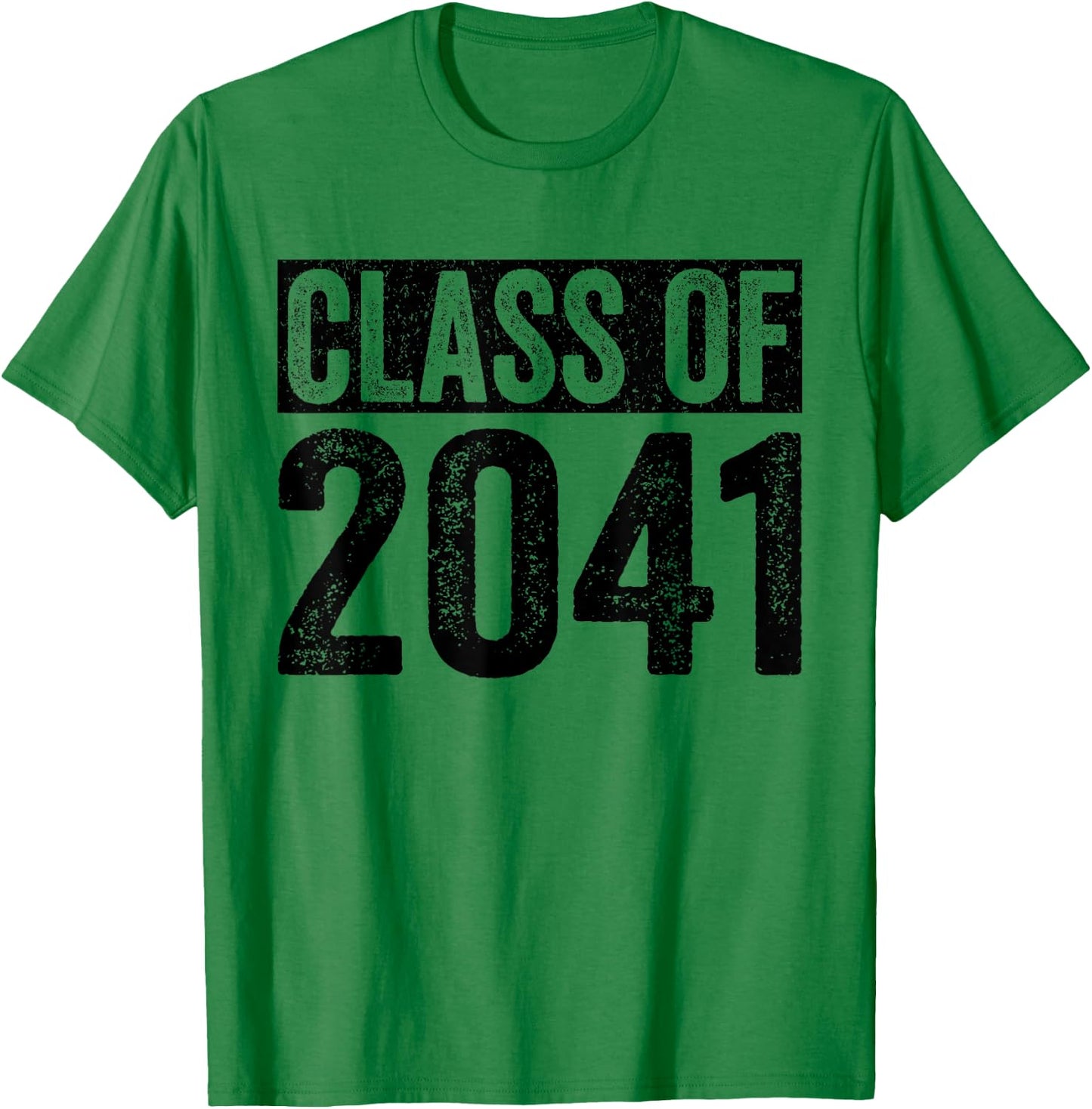 Class of 2041 Grow With Me Graduation First Day of School T-Shirt - T-Shirt | Irish Green