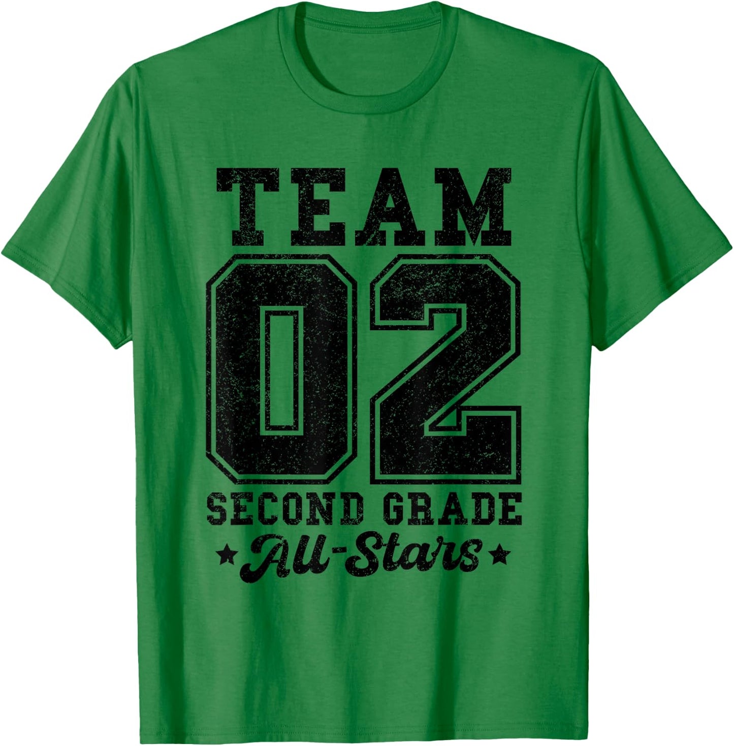 Team 2nd Grade All-Stars Back To School Sports Jersey T-Shirt - T-Shirt | Irish Green