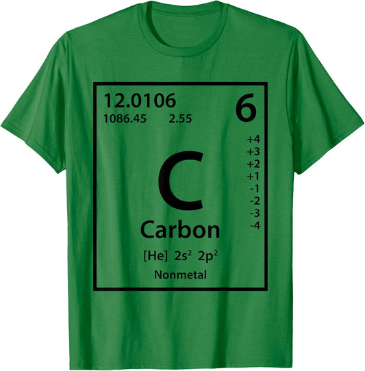 Carbon Element (black) T-Shirt - T-Shirt | Irish Green
