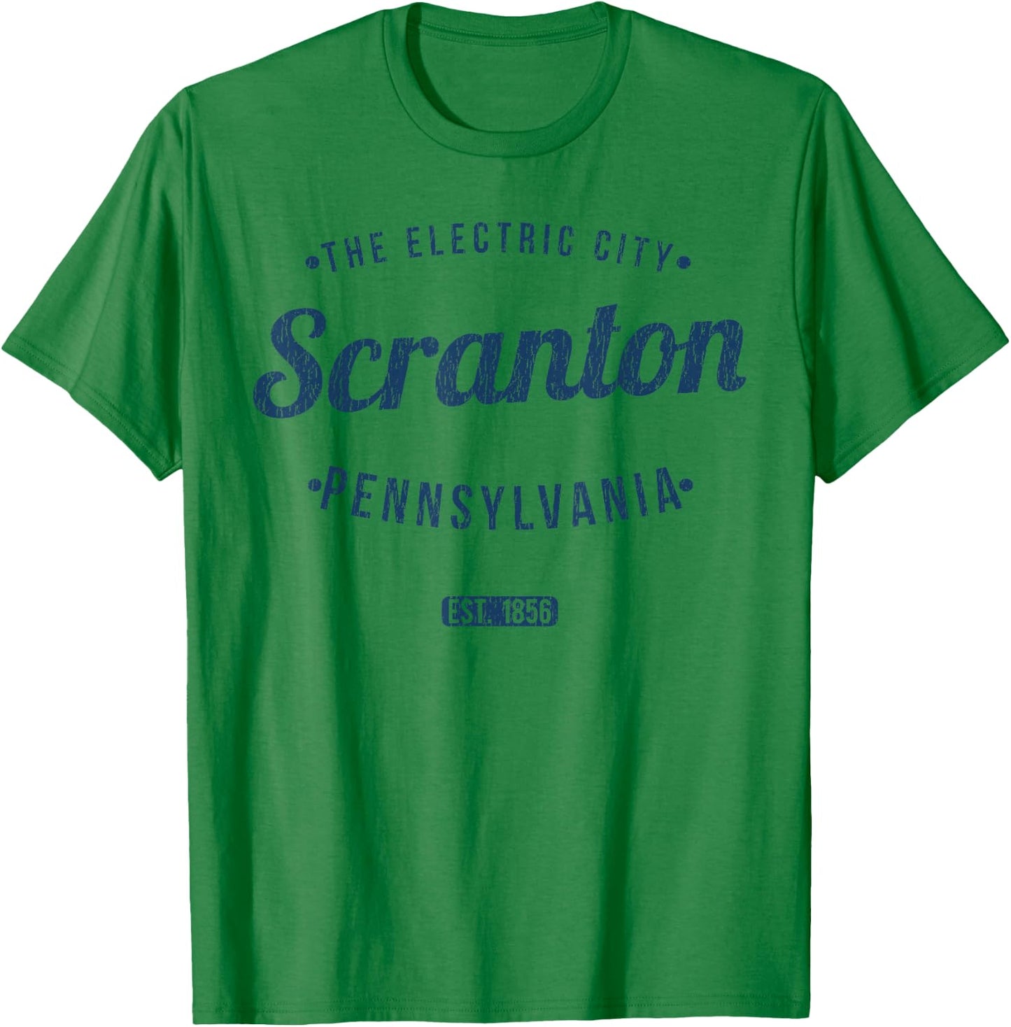 Scranton Pennsylvania Vintage Travel Souvenir Scranton T-Shirt - T-Shirt | Irish Green