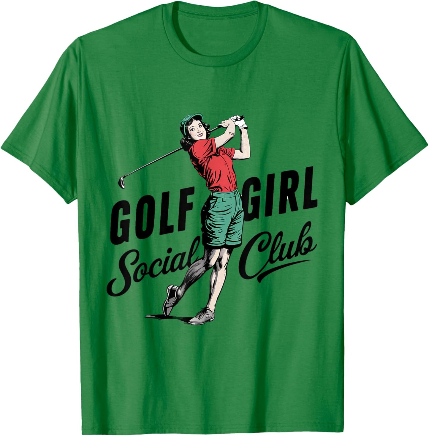 Golf Girl Social Club Golf T-Shirt - T-Shirt | Irish Green