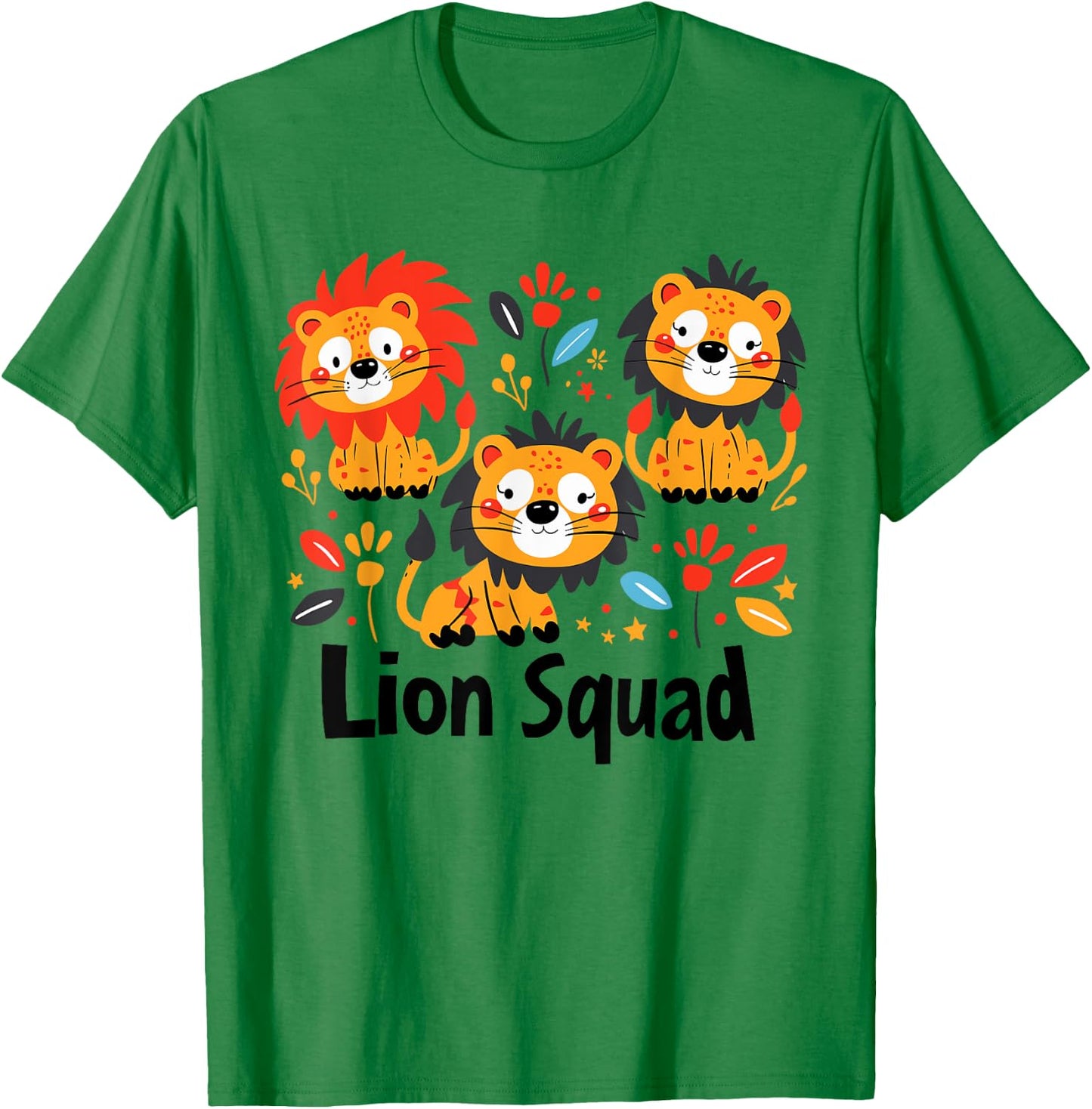 Lion Squad for Lion Lover Shirt | Cool Lion T-Shirt - T-Shirt | Irish Green