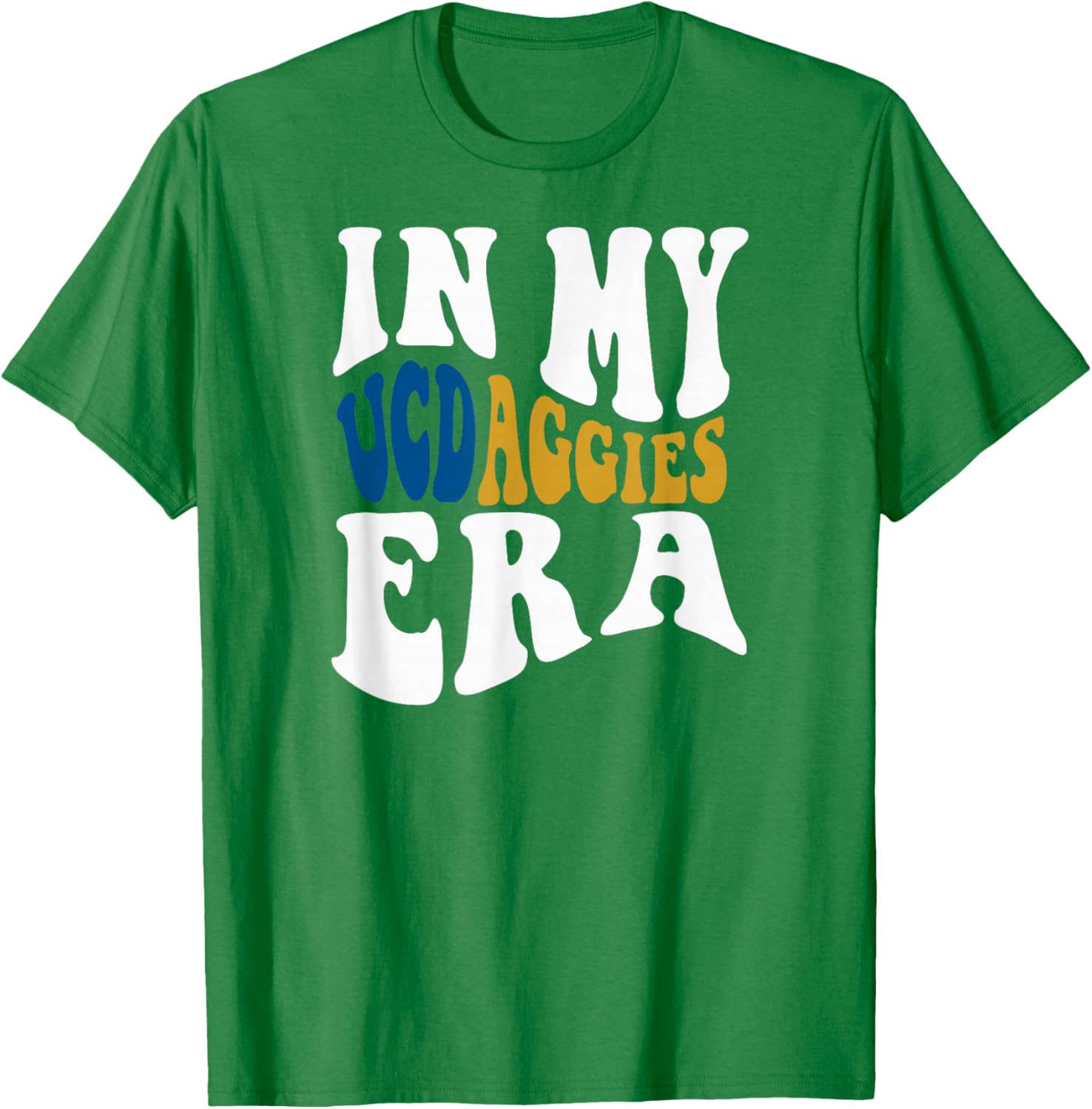 UC Davis Aggies Era Gray Officially Licensed T-Shirt - T-Shirt | Irish Green