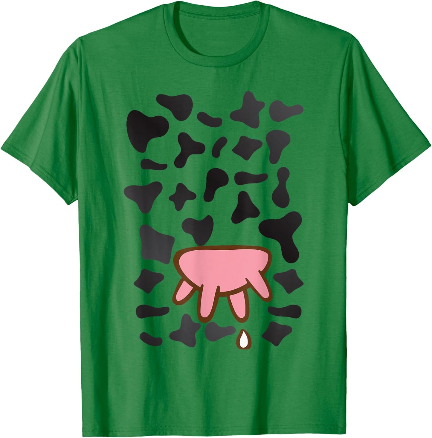 Funny Cow Utters Costume Animal Halloween Farming T-Shirt - T-Shirt | Irish Green