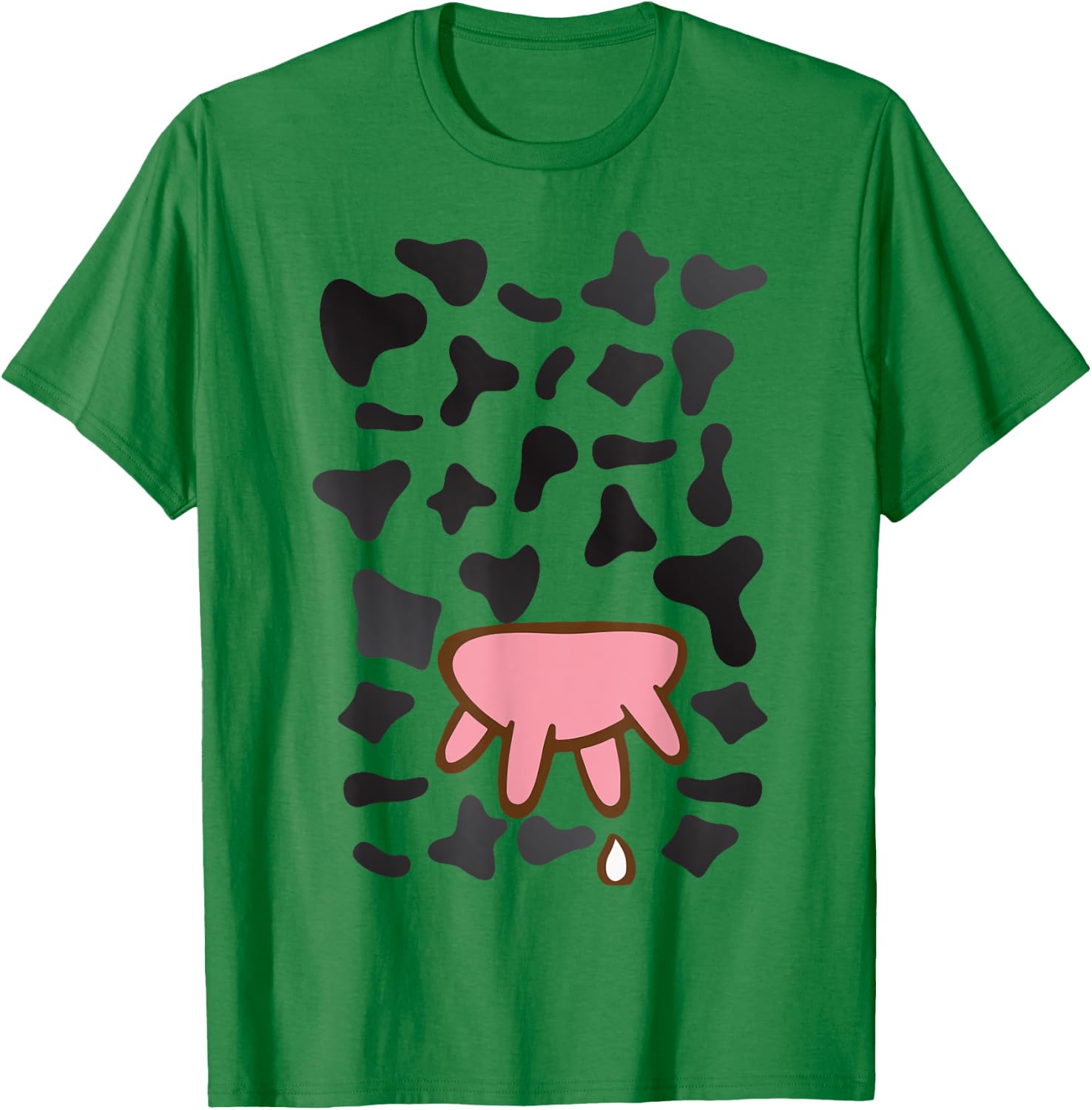 Funny Cow Utters Costume Animal Halloween Farming T-Shirt - T-Shirt | Irish Green
