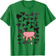 Funny Cow Utters Costume Animal Halloween Farming T-Shirt - T-Shirt | Irish Green
