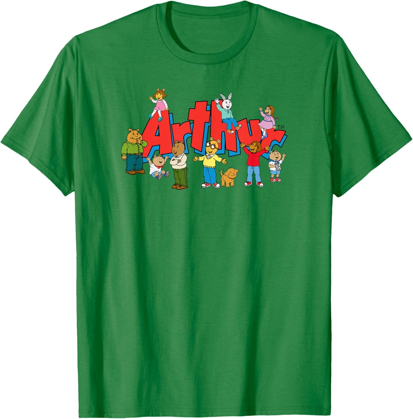Arthur Arthur Kids Group with Logo T-Shirt - T-Shirt | Irish Green