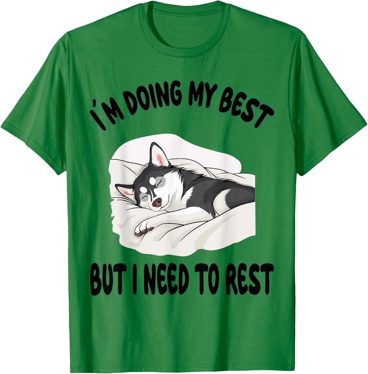 Husky Official Sleepshirt Pajamas Nightgown T-Shirt - T-Shirt | Irish Green