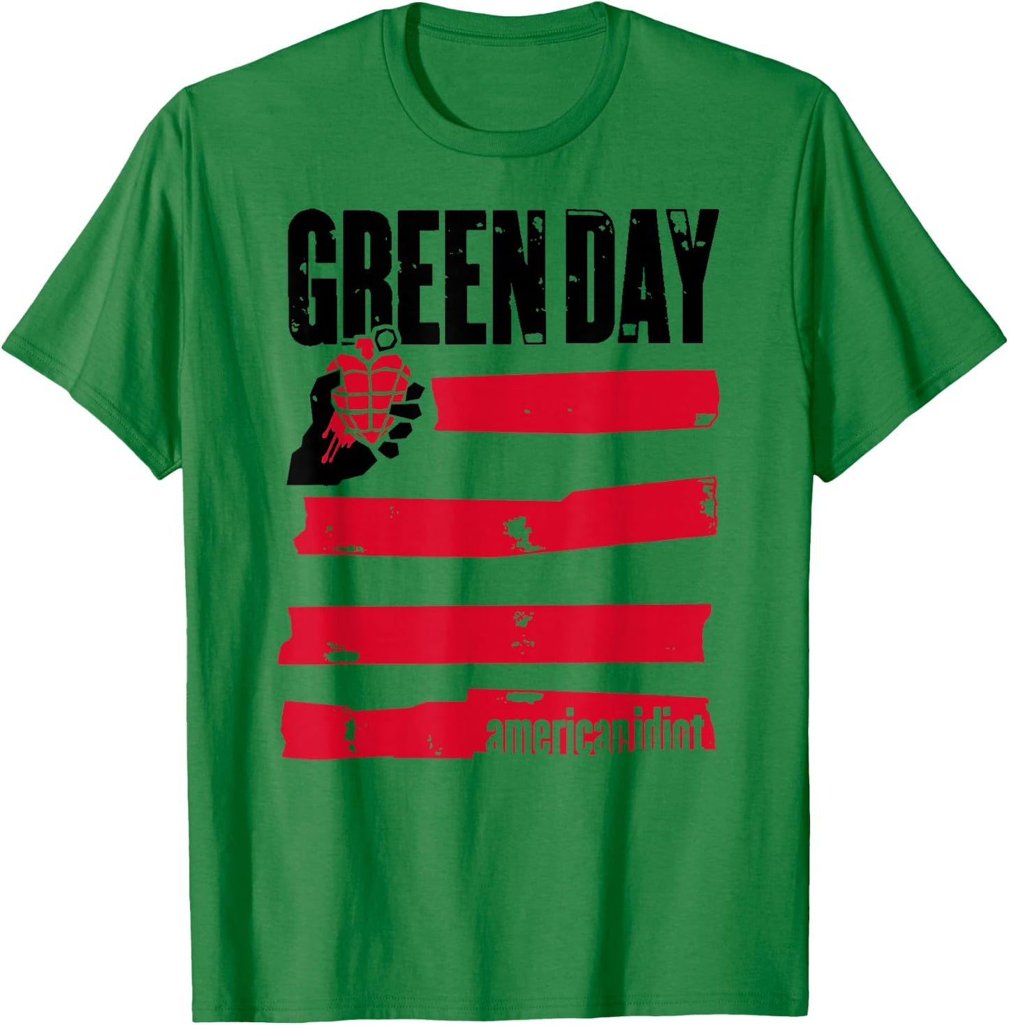 Green Day Idiot Flag T-Shirt - T-Shirt | Irish Green