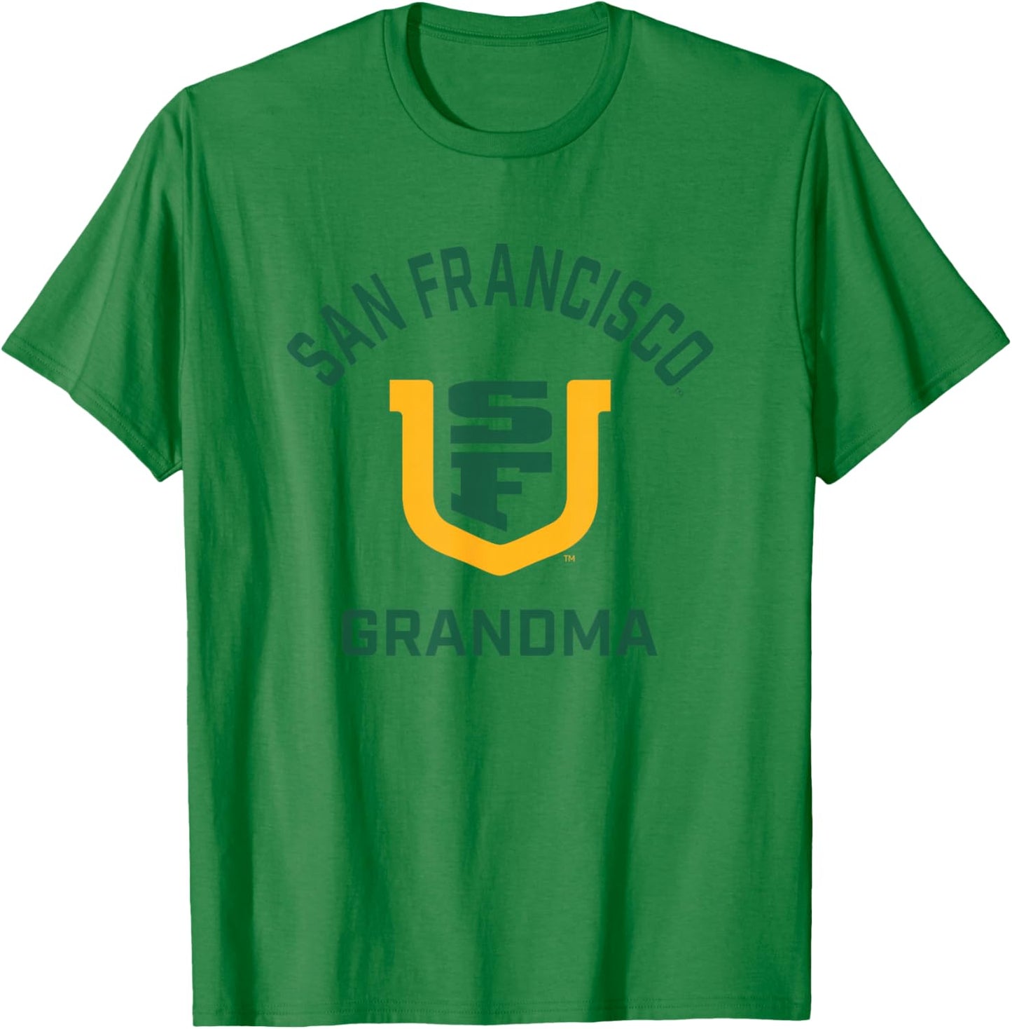 University of San Francisco USF Dons Arched Grandma T-Shirt - T-Shirt | Irish Green