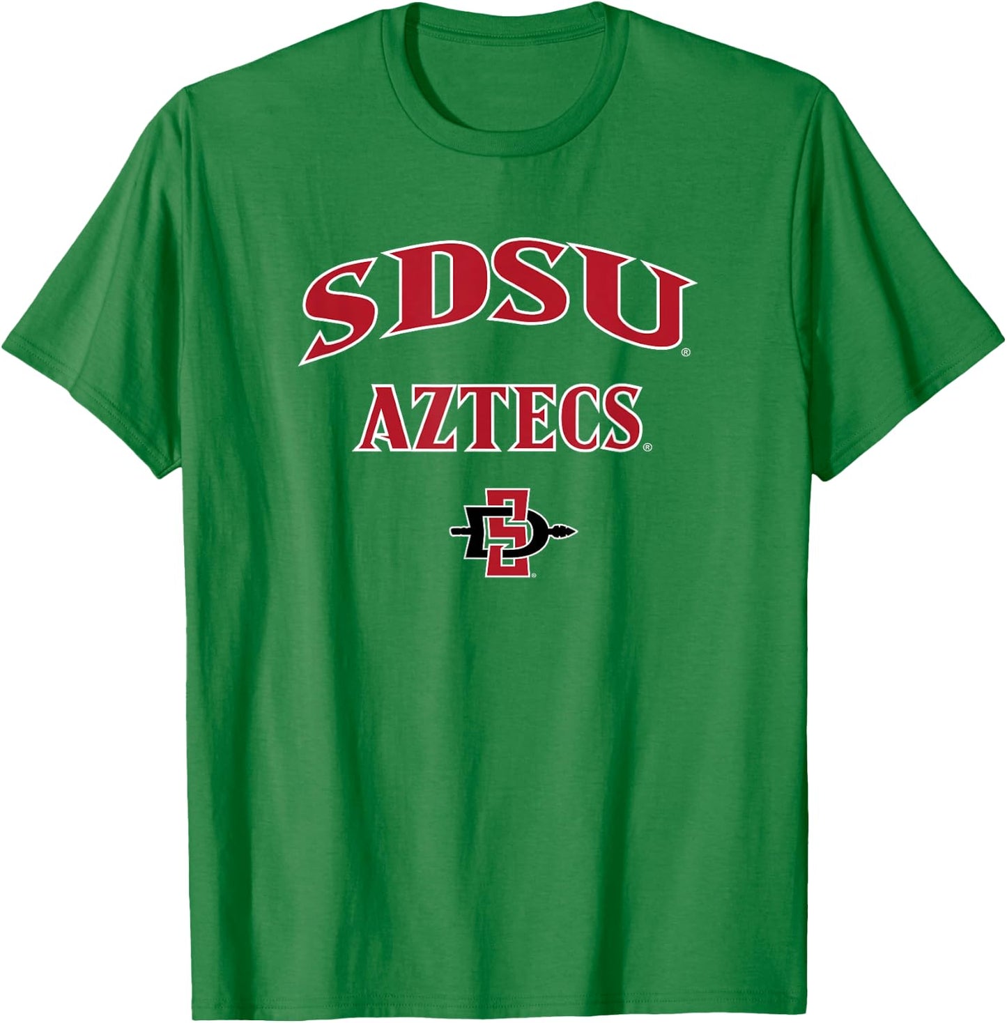 San Diego State Aztecs SDSU Gray Officially Licensed T-Shirt - T-Shirt | Irish Green