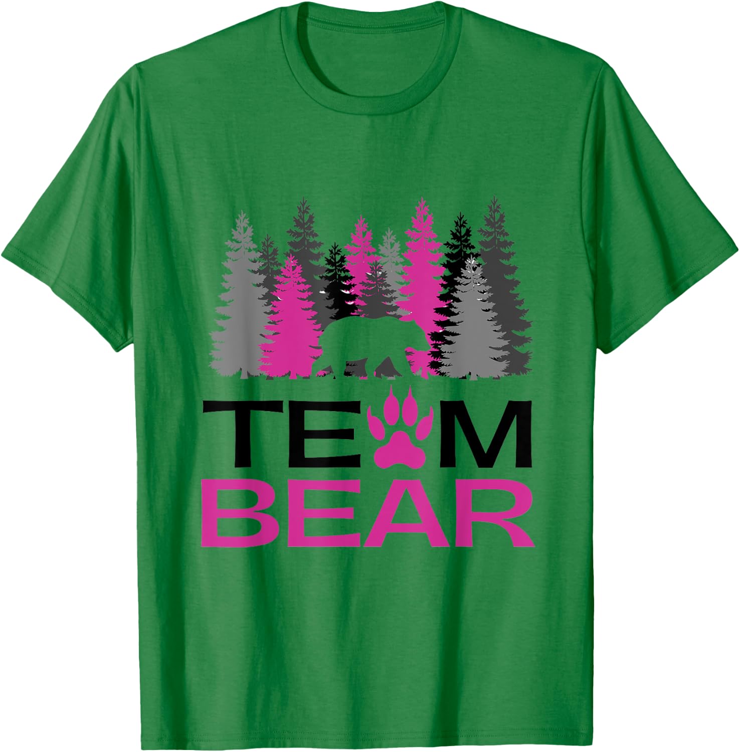 Team Bear Woman Pink T-Shirt - T-Shirt | Irish Green
