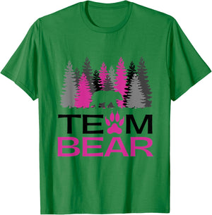 Team Bear Woman Pink T-Shirt - T-Shirt | Irish Green