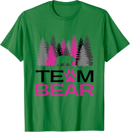 Team Bear Woman Pink T-Shirt - T-Shirt | Irish Green
