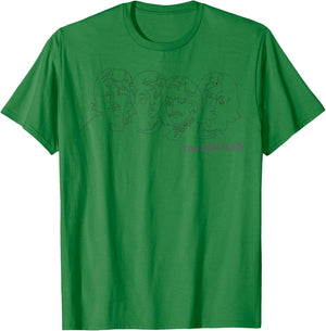 The Beatles Structure T-Shirt - T-Shirt | Irish Green