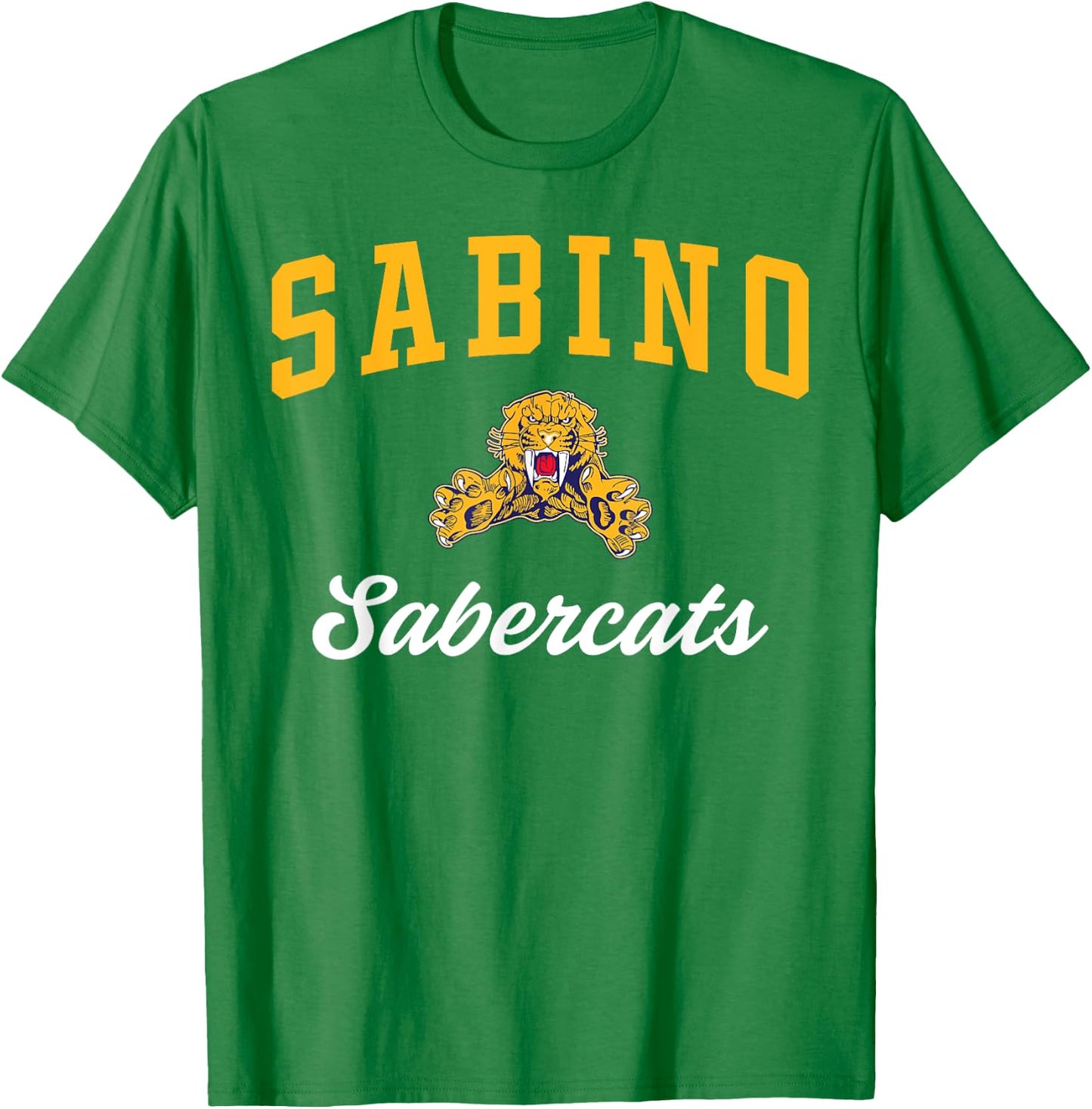 Sabino High School Sabercats C3 T-Shirt - T-Shirt | Irish Green