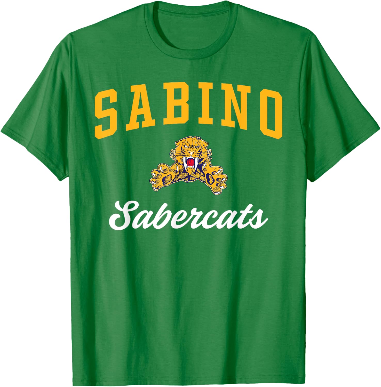 Sabino High School Sabercats C3 T-Shirt - T-Shirt | Irish Green