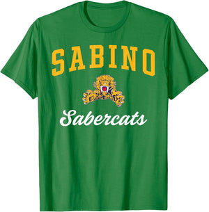 Sabino High School Sabercats C3 T-Shirt - T-Shirt | Irish Green