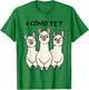 Como Te Llamas Shirt Funny Llama Spanish Teacher Joke Men Women Kids T-Shirt - T-Shirt | Irish Green