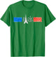 Display your love for Paris, travel and adventure T-Shirt - T-Shirt | Irish Green