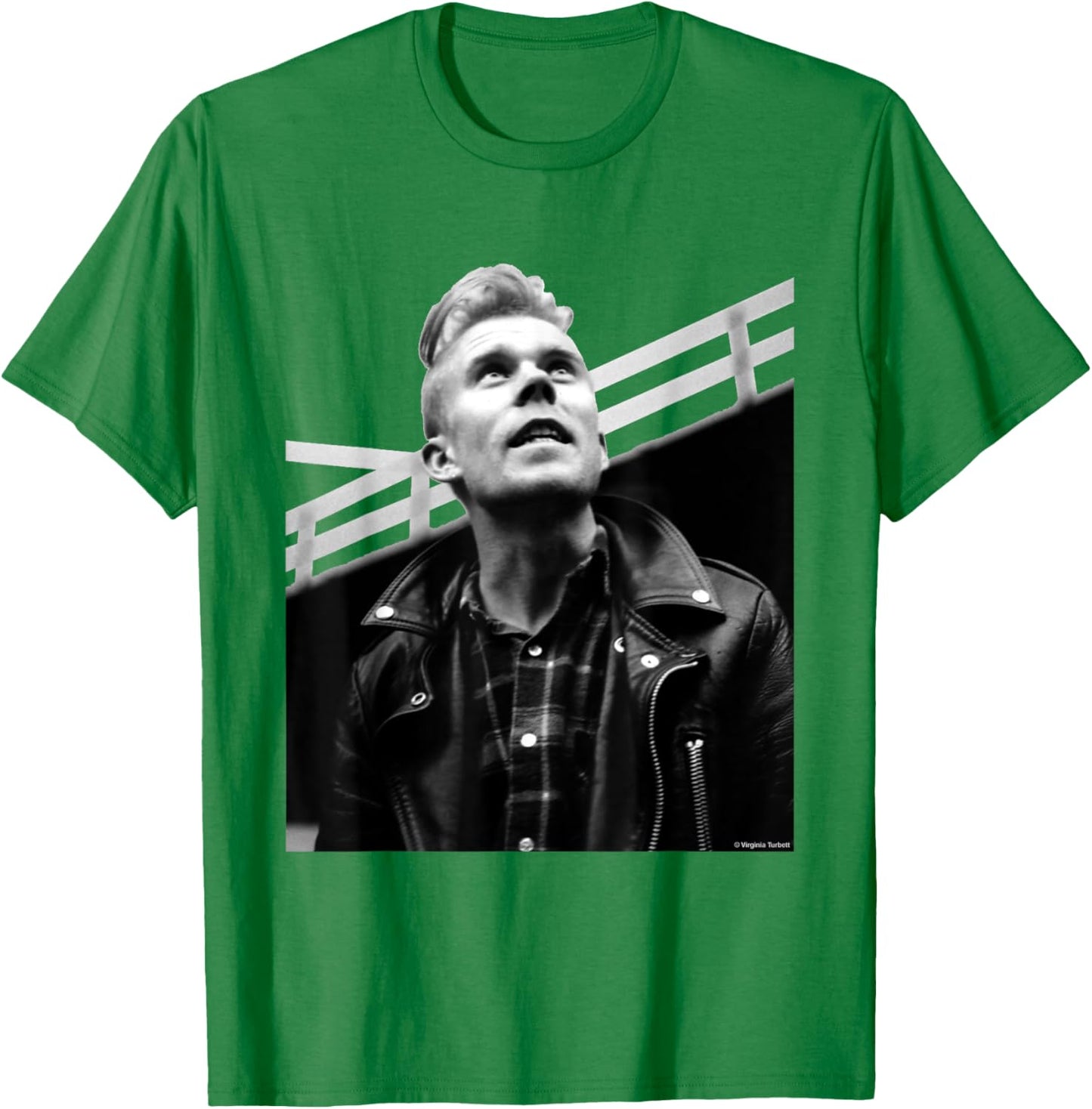 Yazoo Vince Clarke By Virginia Turbett T-Shirt - T-Shirt | Irish Green