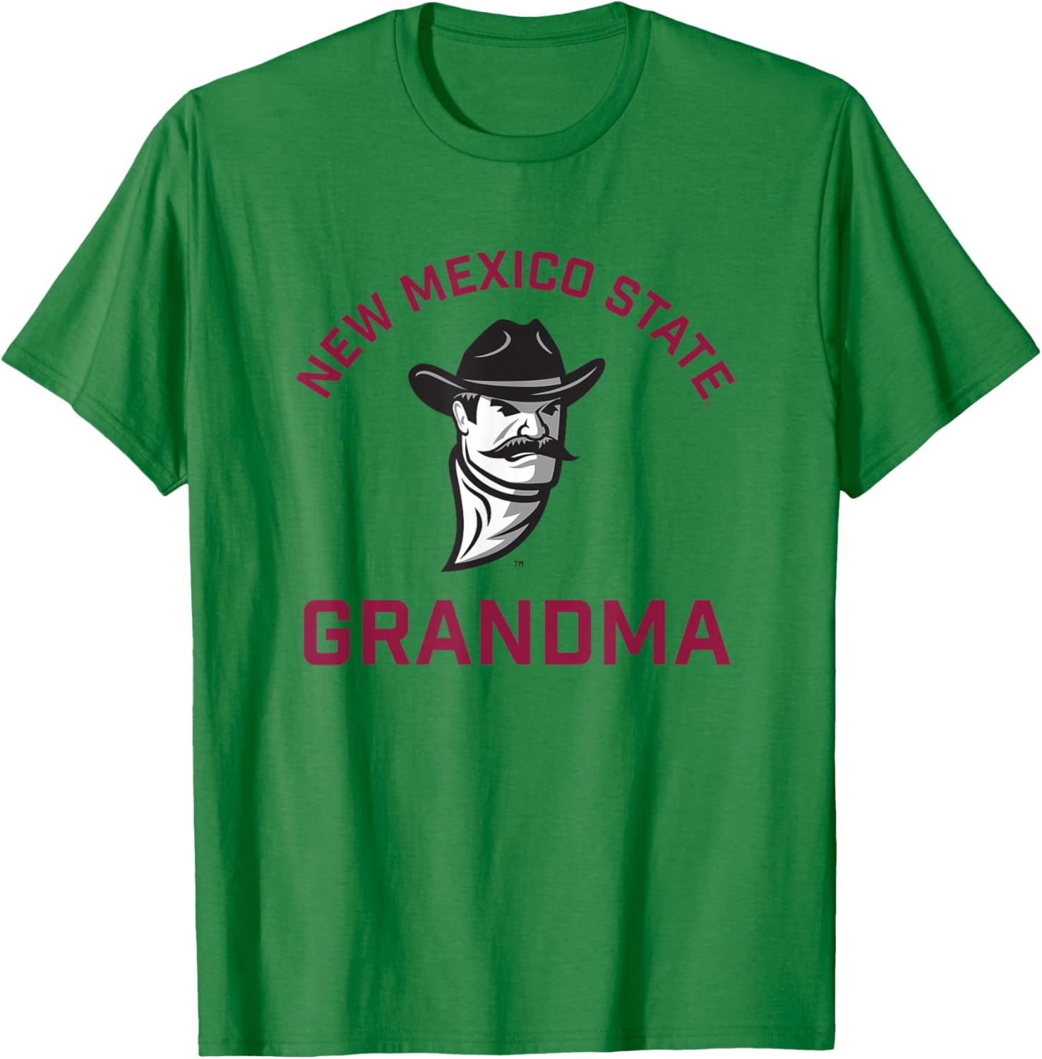 New Mexico State University NMSU Aggies Arched Grandma T-Shirt - T-Shirt | Irish Green