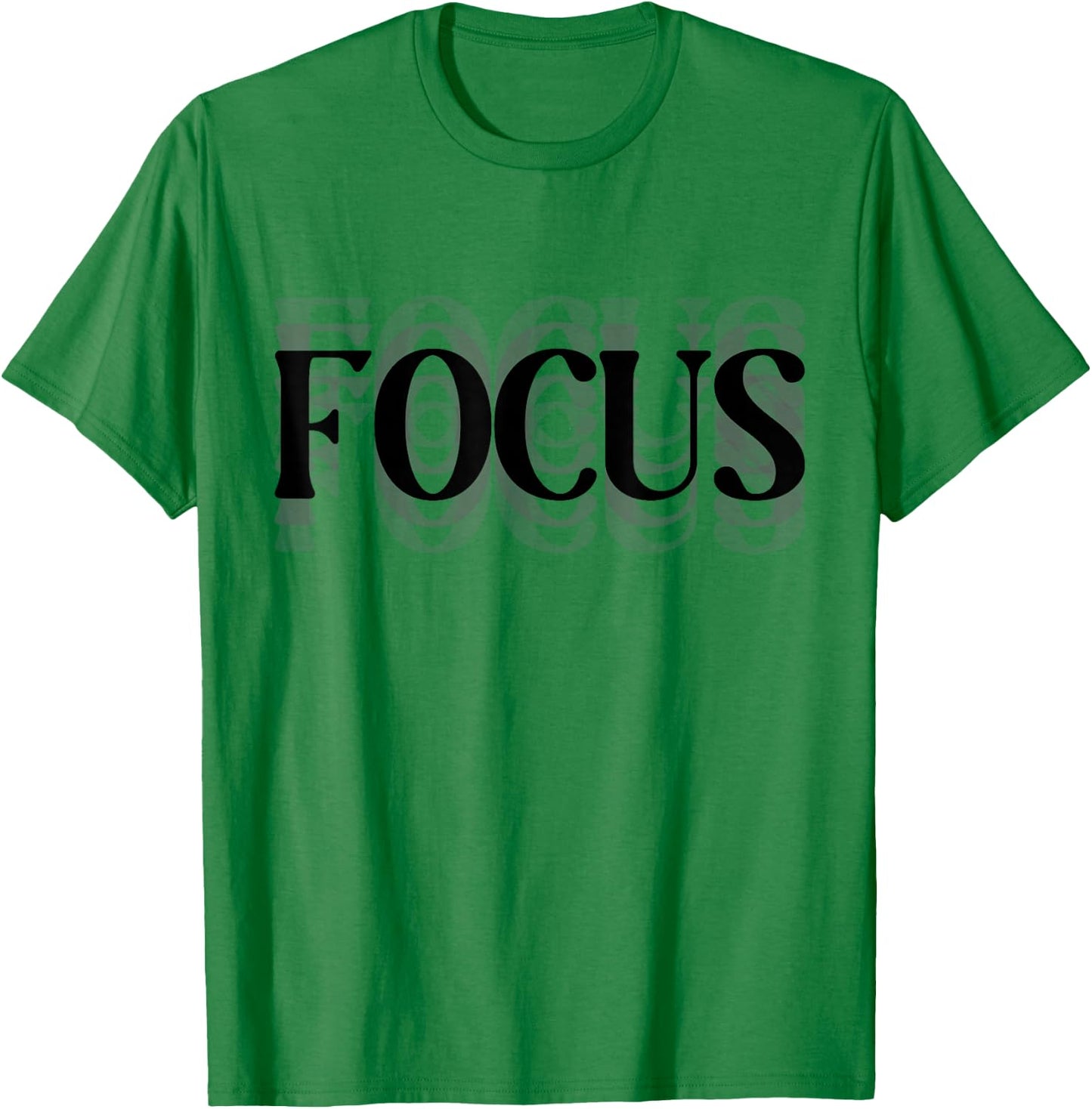 Focus Optical Illusion Trippy T-Shirt - T-Shirt | Irish Green