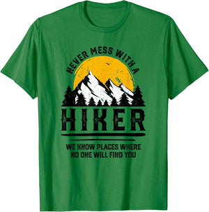 Funny Hiker Gift Hiking Lover Outdoor Quote T-Shirt - T-Shirt | Irish Green
