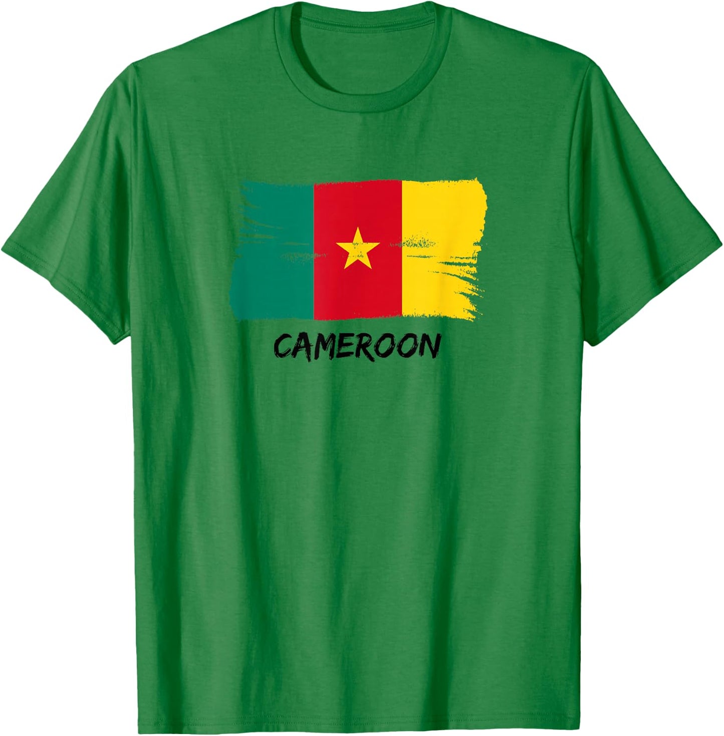 Cameroon Flag T-Shirt - T-Shirt | Irish Green