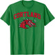 SUNY Cortland Red Dragons Athletics Logo T-Shirt - T-Shirt | Irish Green