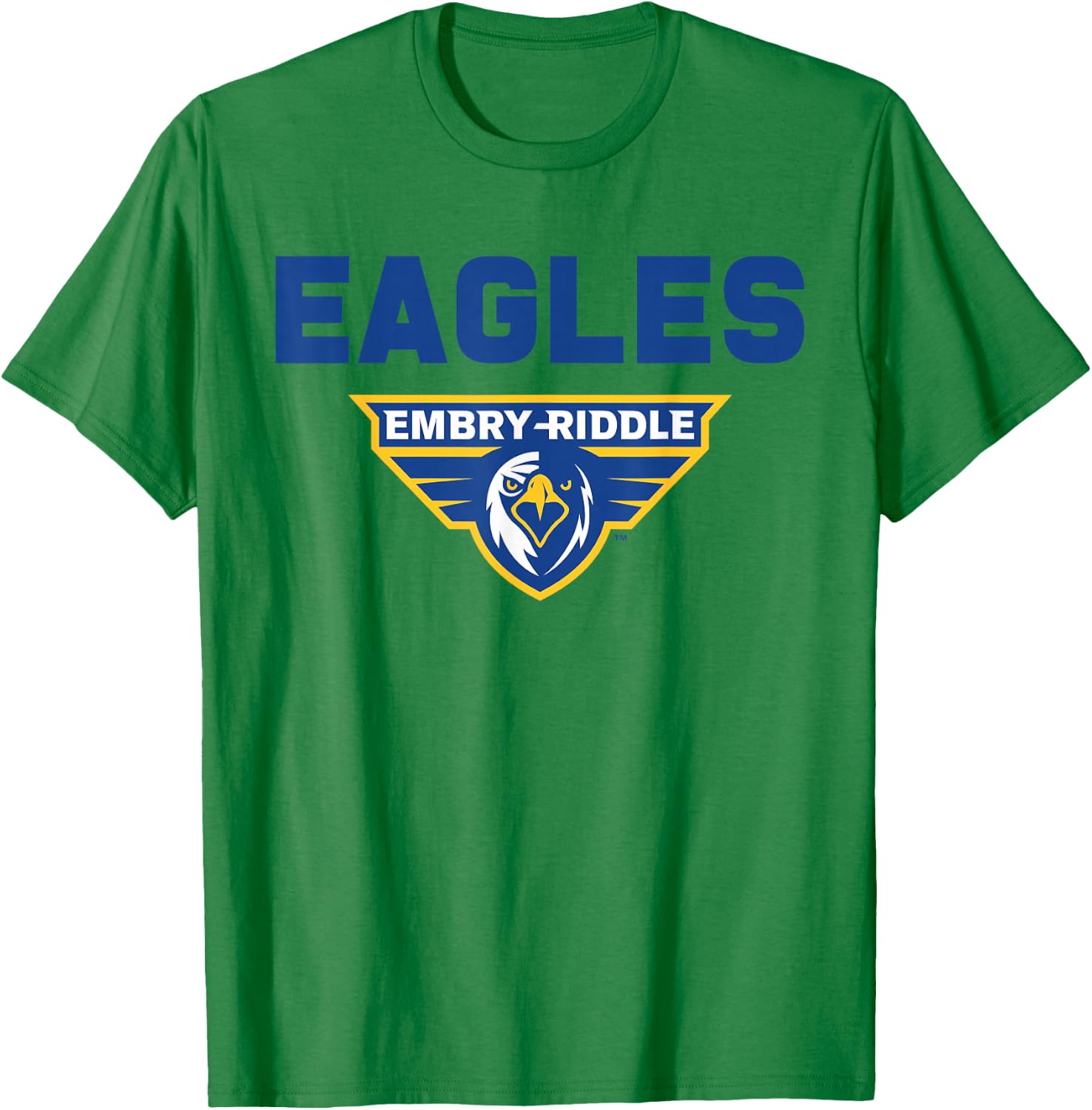 Embry Riddle Eagles | Official NCAA Merch | NCAFEMB002 T-Shirt - T-Shirt | Irish Green